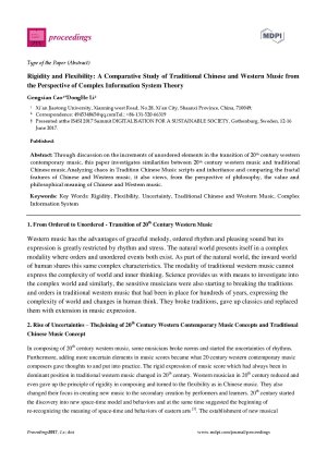 extend abstract——Rigidity and Flexibility A Comparative Study of Traditional Chinese and Western Music from the Perspective of Complex Information System Theor（英文）y (1).pdf